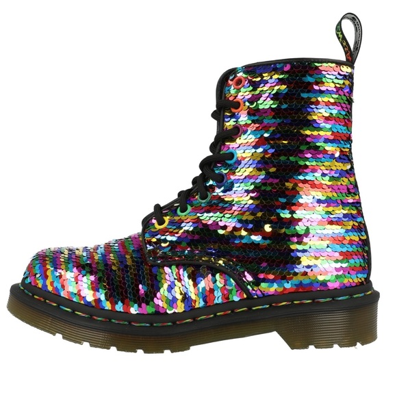 🔥 Dr MartensPascal Sequin Rainbow Sequin - Picture 4 of 16